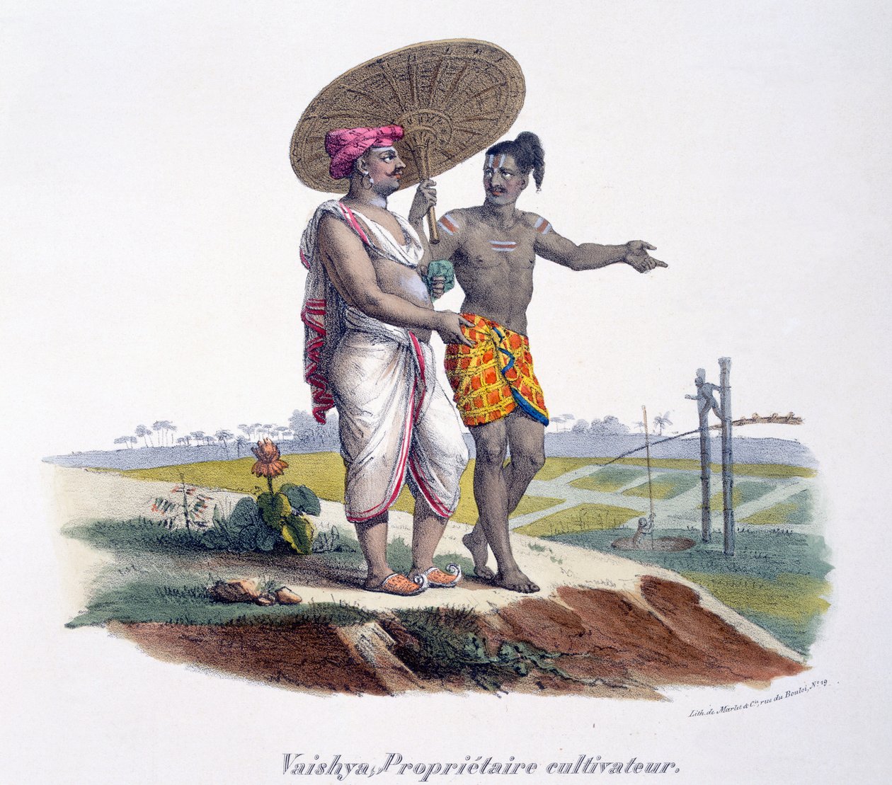 वैश्य जाति का व्यक्ति अपने छोटे-से, 1827-35 का निरीक्षण करता है द्वारा मुझे बर्नौफ