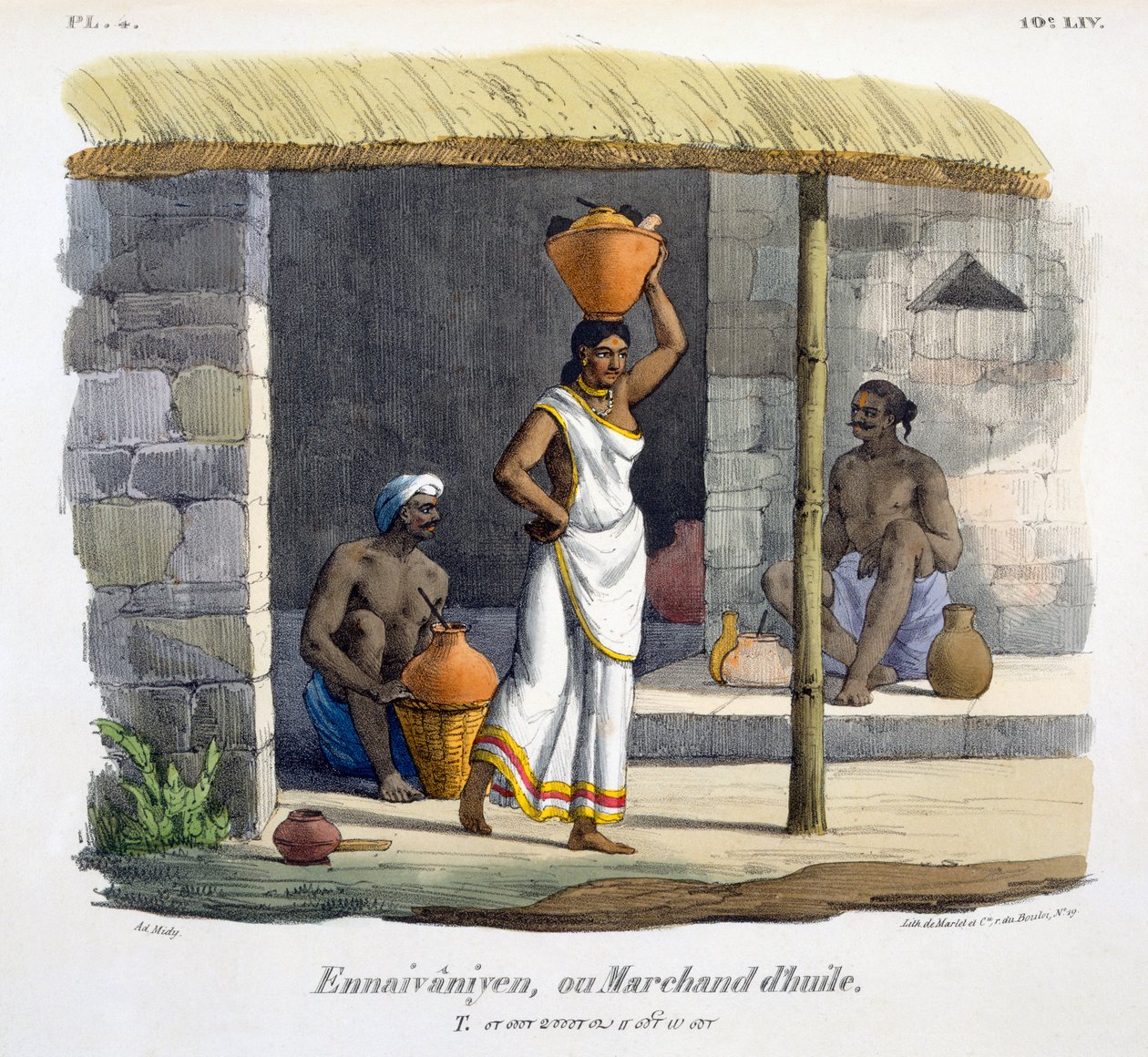 एक ऑयल मर्चेंट, 1827-35 द्वारा मुझे बर्नौफ