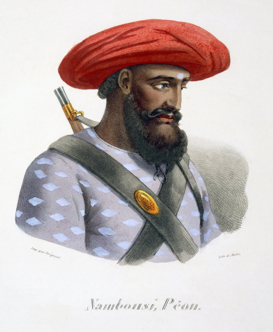 नंबुसी, एक फुट सैनिक, 1827-35 द्वारा मुझे बर्नौफ