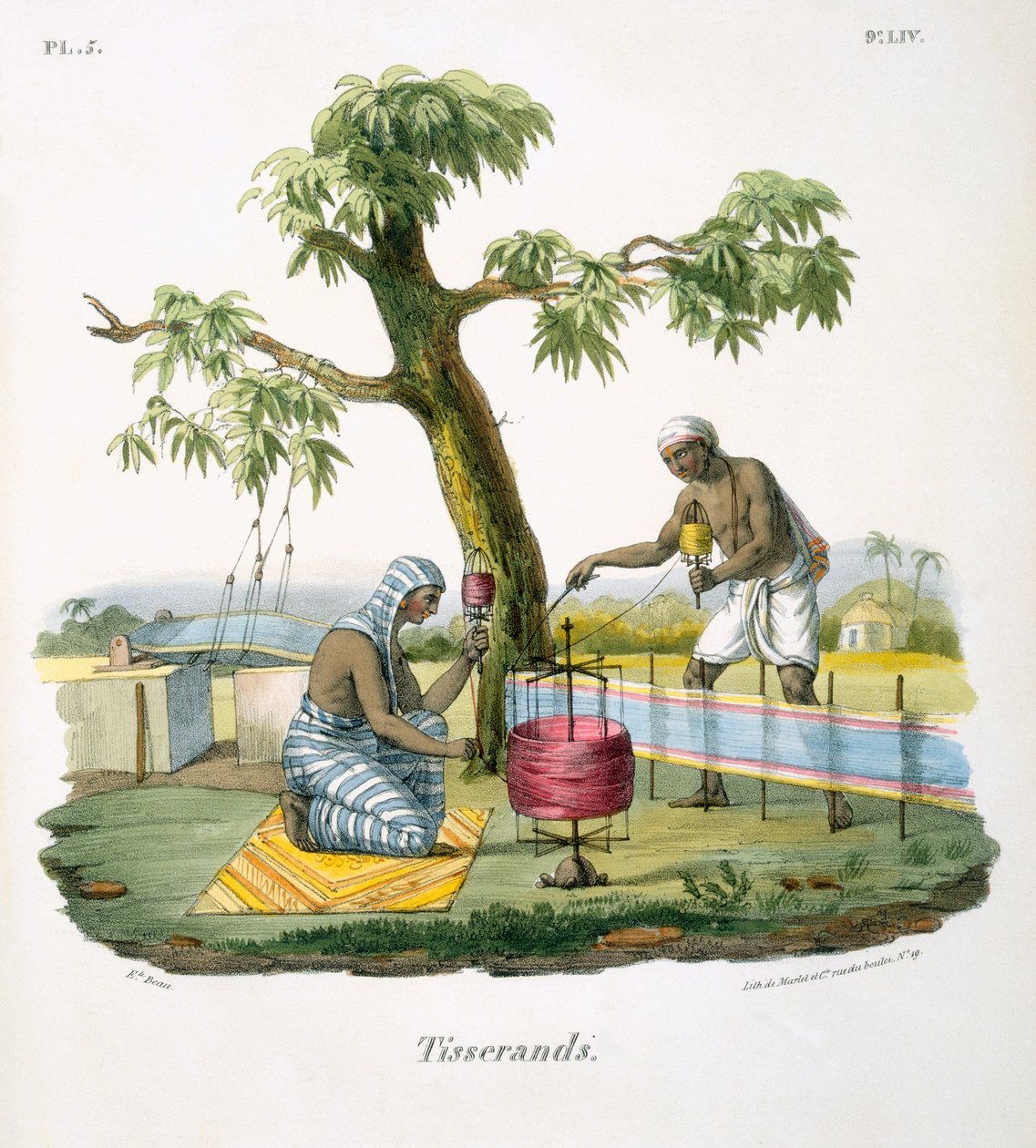 गलीचा बुनकर, 1827-35 द्वारा मुझे बर्नौफ