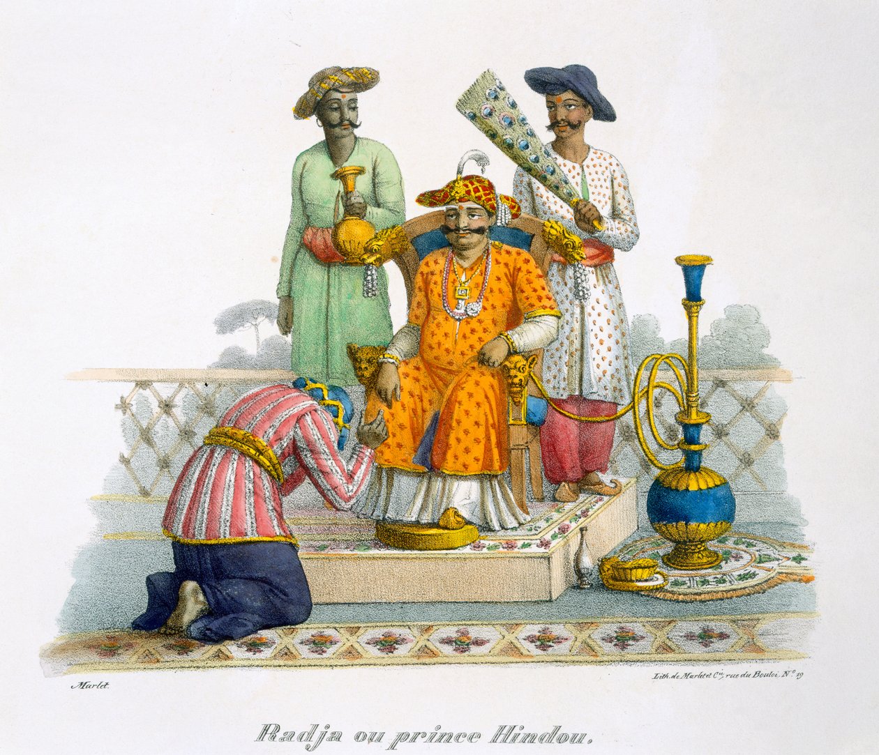 ए राजा, या हिंदू राजकुमार, 1827-35 द्वारा मुझे बर्नौफ