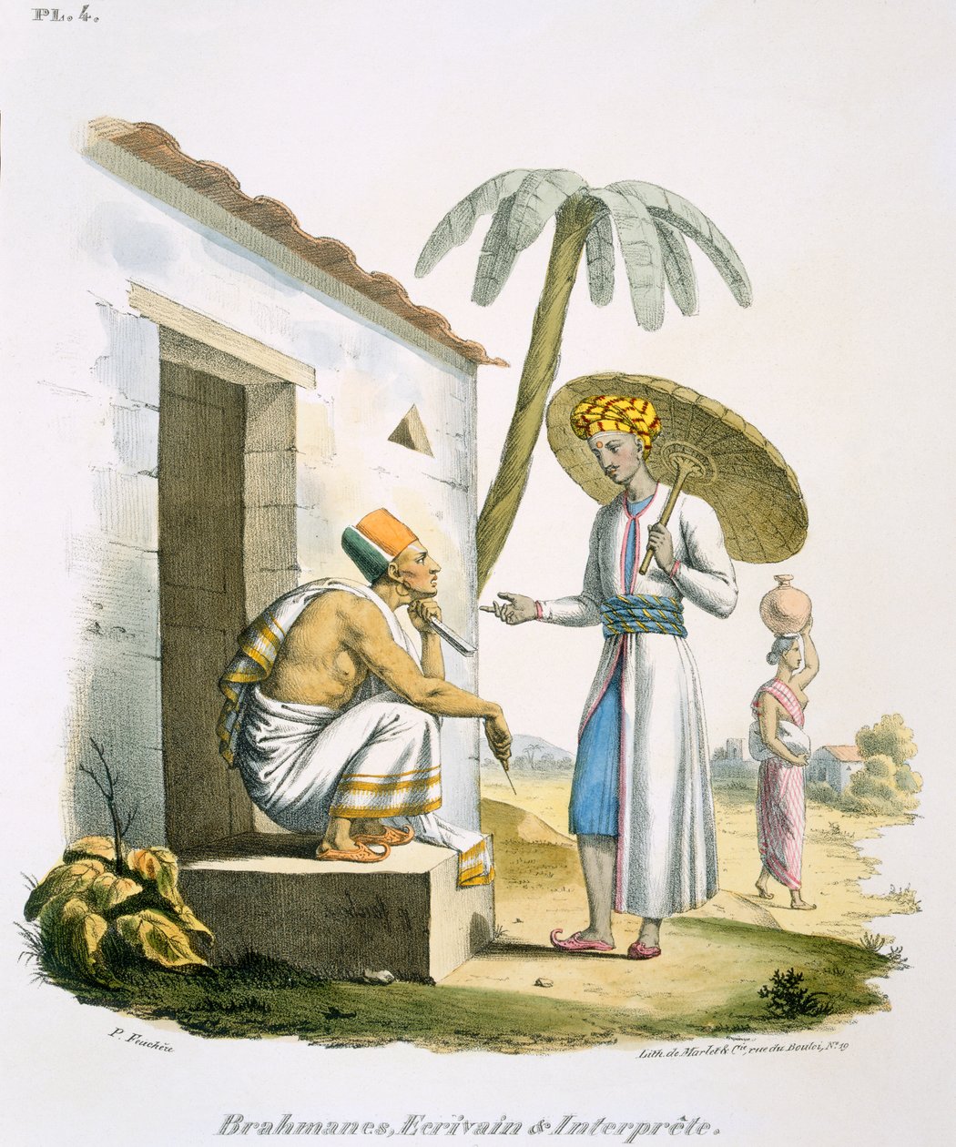 ब्राह्मण: एक ऋषि और एक व्याख्याकार, 1827-35 द्वारा मुझे बर्नौफ