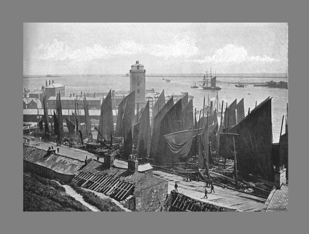 लो लाइट, नॉर्थ शील्ड्स, c1900 द्वारा एम। चाची