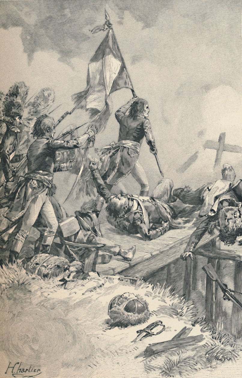 बोनापार्ट एट आर्कोले, 1796, 1896 द्वारा एम। हैदर