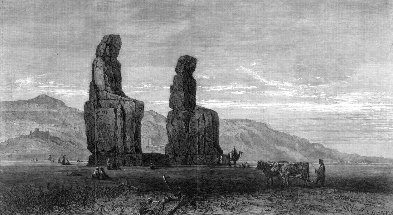 मिस्र की भूमि, 1862। द्वारा एम। जैक्सन
