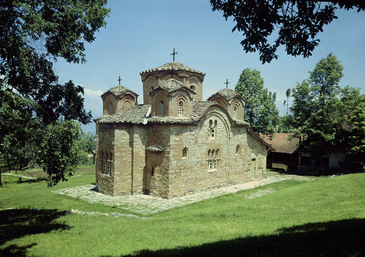 सेंट पेंटेलिमोन का मठ चर्च, c.1164 बनाया गया द्वारा मेसेडोनियन स्कूल