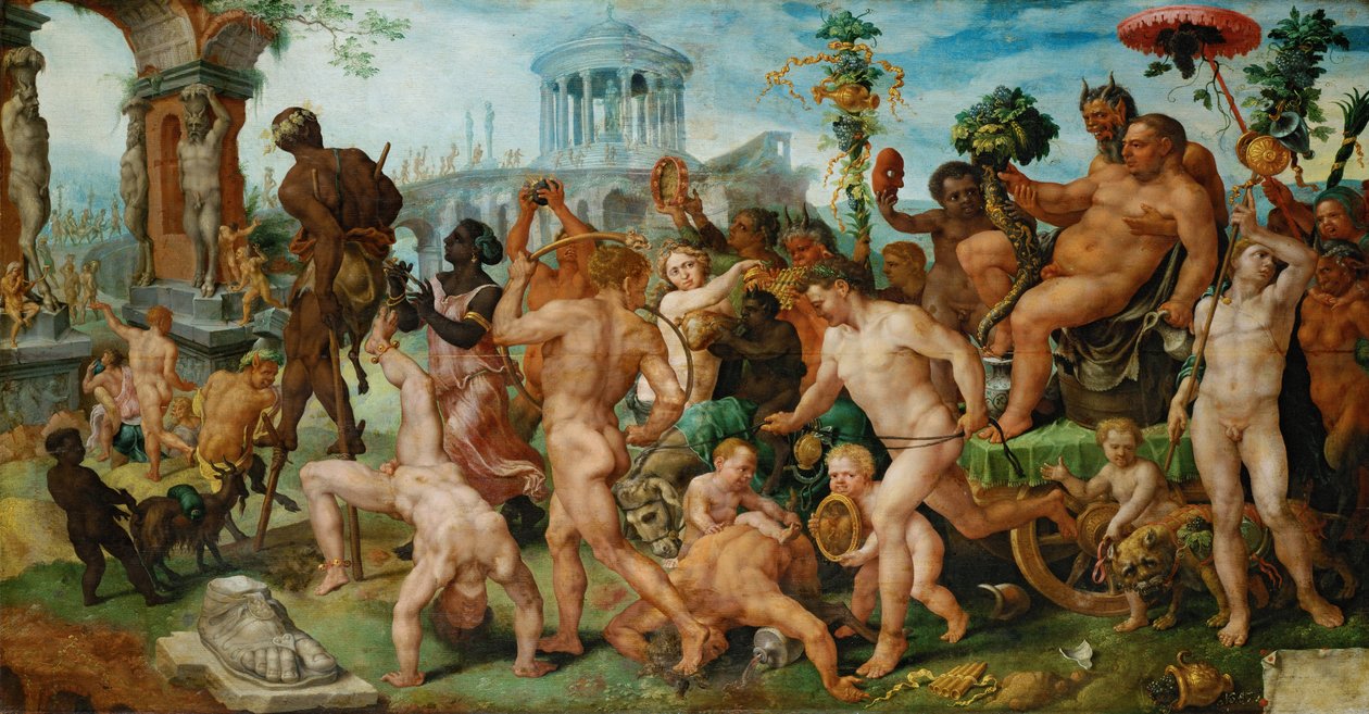 Bacchus का विजयी जुलूस द्वारा मर्टेन वैन हेम्सकेर्क