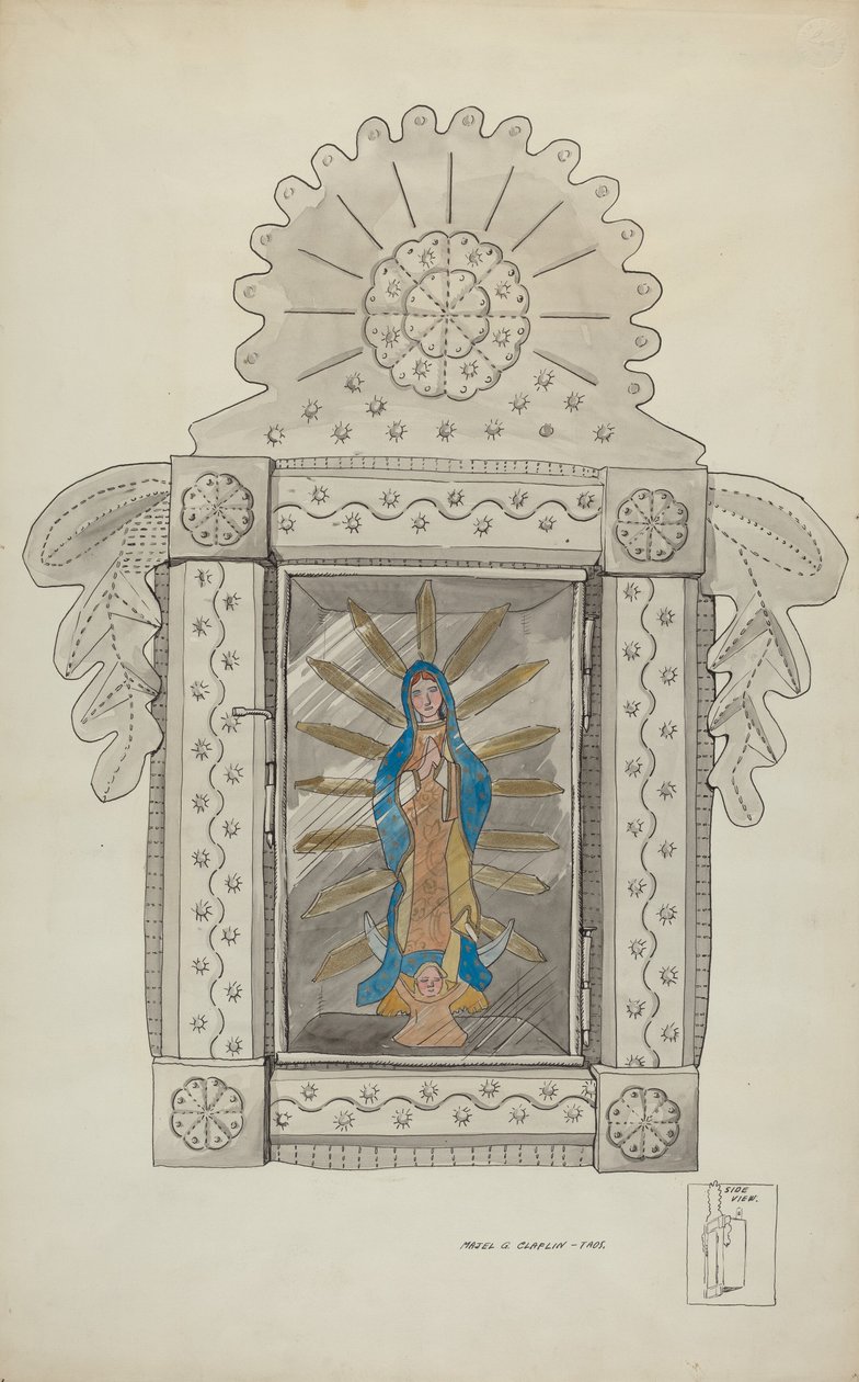 ग्वाडेलूप बल्क युक्त टिन आला, सी। 1936. द्वारा माजेल जी. क्लाफलिन
