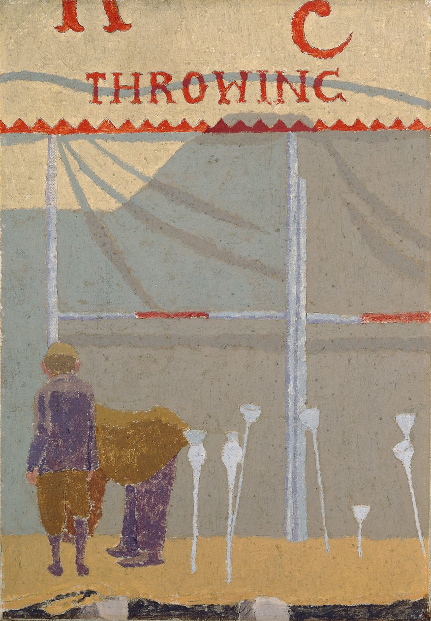 नारियल शर्मीला, c.1920 (कैनवास पर तेल) द्वारा मैल्कम ड्रमंड