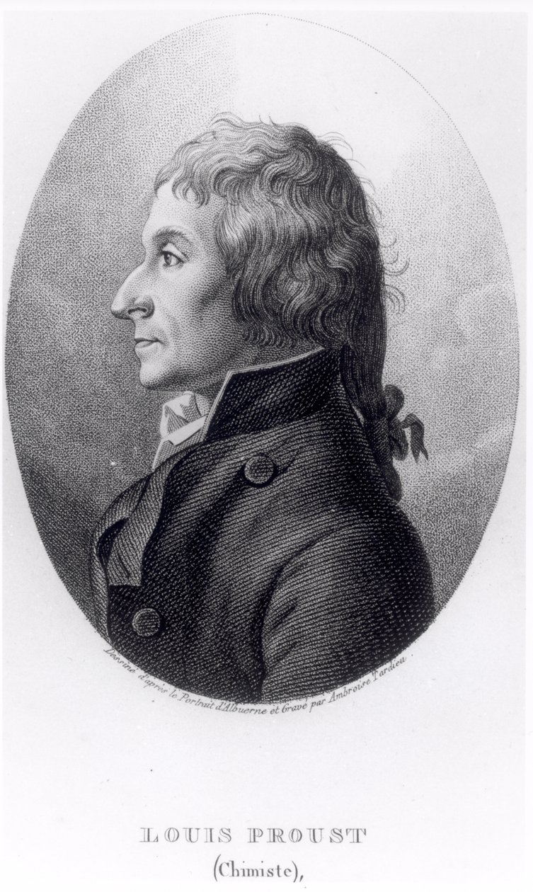 जोसेफ लुइस प्राउस्ट (1754-1826) एम्ब्रोस टार्डियू (1788-1841) द्वारा उकेरा गया द्वारा मैनुअल अल्बुर्न