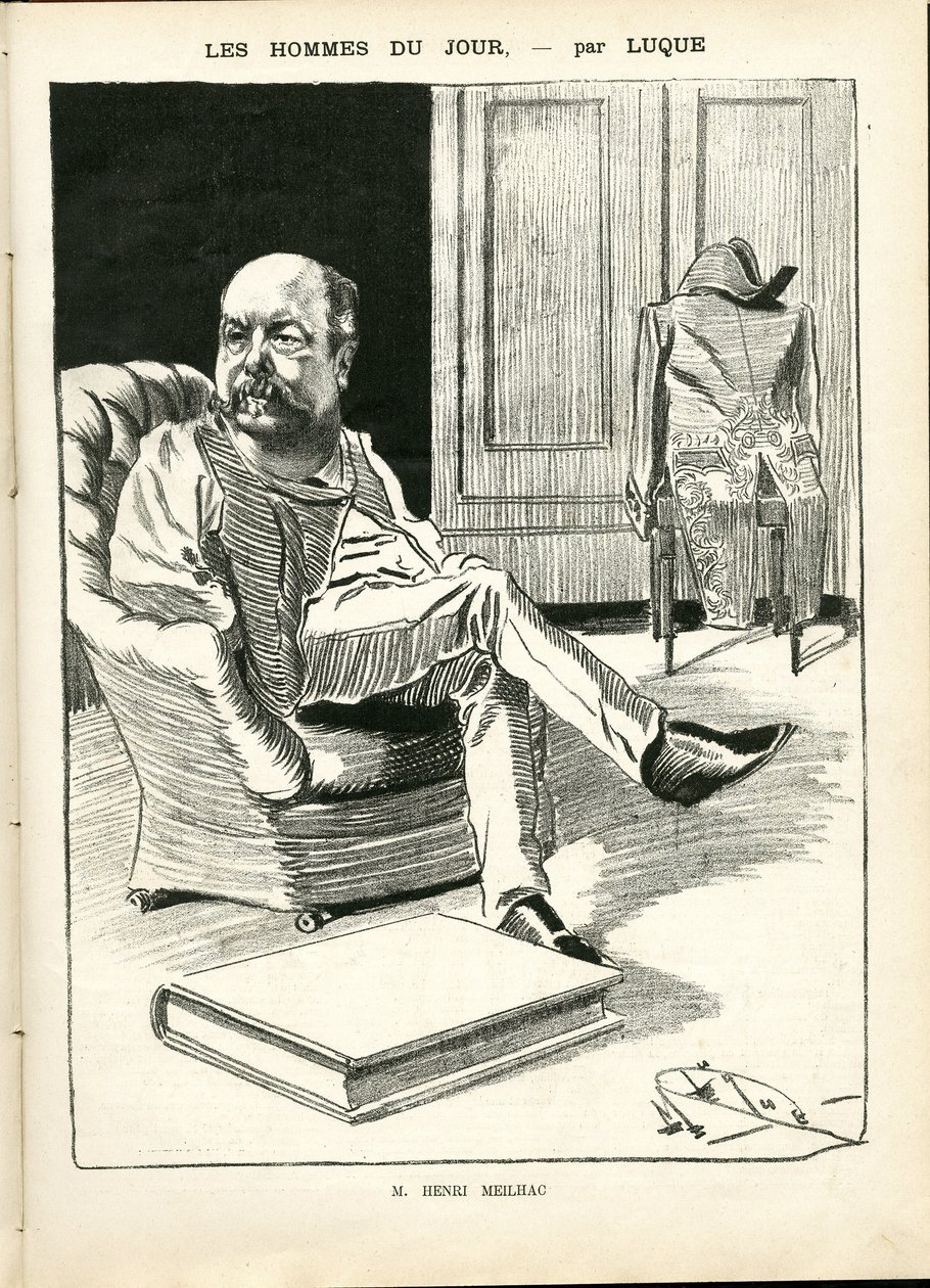 ला कैरिकेचर (1880) में मैनुअल ल्यूक (1854-1919) द्वारा चित्रण द्वारा मैनुअल ल्यूक