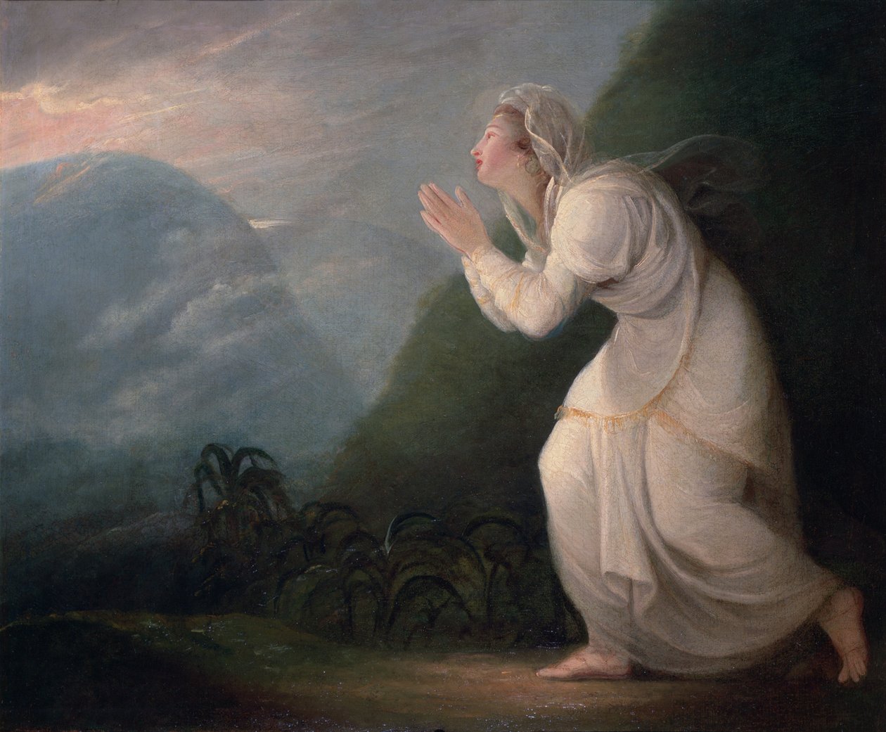 फ़ारसी लेडी पूजा राइजिंग सन, 1784 द्वारा मारिया हैडफील्ड कॉसवे