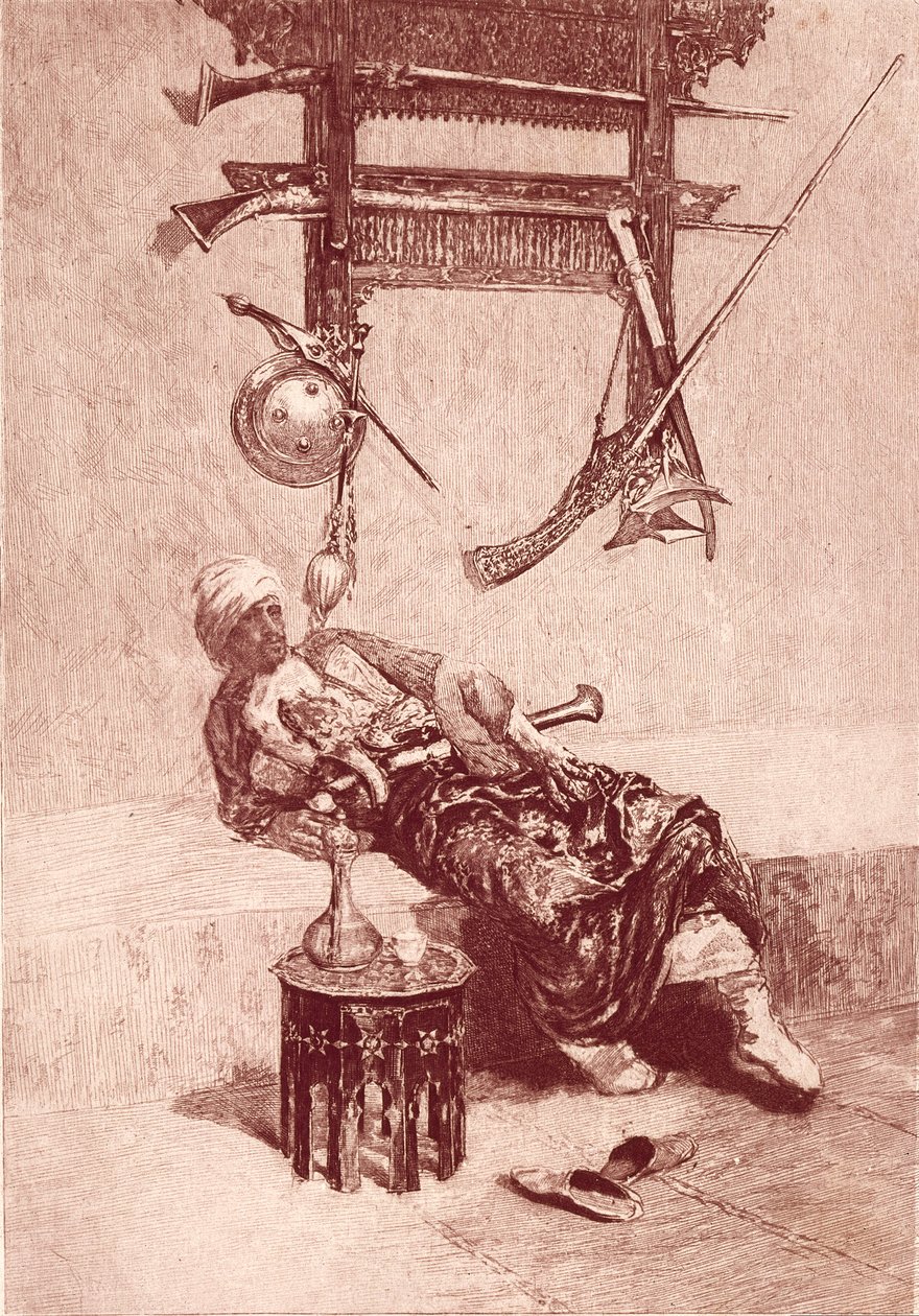 टंगेर की मूर (उत्कीर्णन) द्वारा मारियानो (बाद में) Fortuny