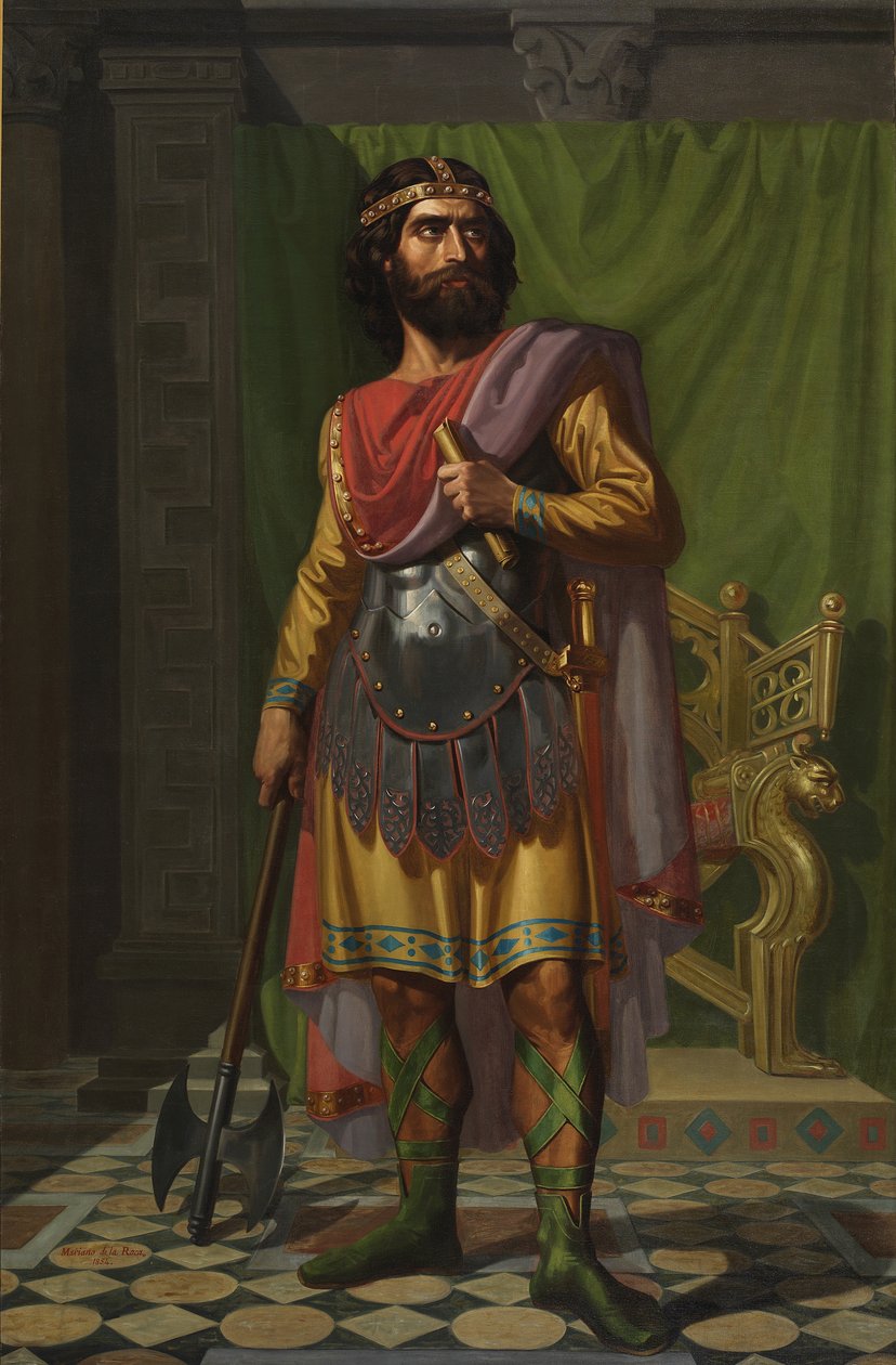 Sisebut, Visigothic King, 1854 द्वारा मारियानो डे ला रोका वाई डेलगाडो