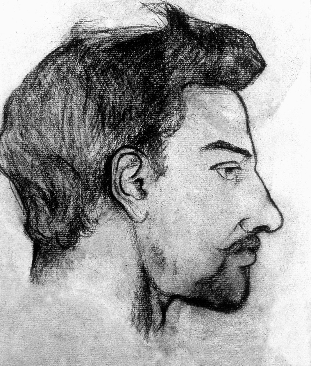 मौरिस उटरिलो, 1910 (कागज पर कोयला) द्वारा मैरी क्लेमेंटाइन (सुज़ैन) वलाडॉन