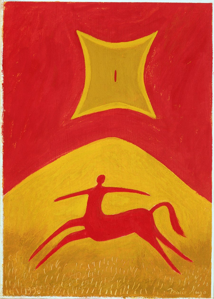 Centaure, 1995 (कागज पर तापमान) द्वारा मेरी ह्यूगो