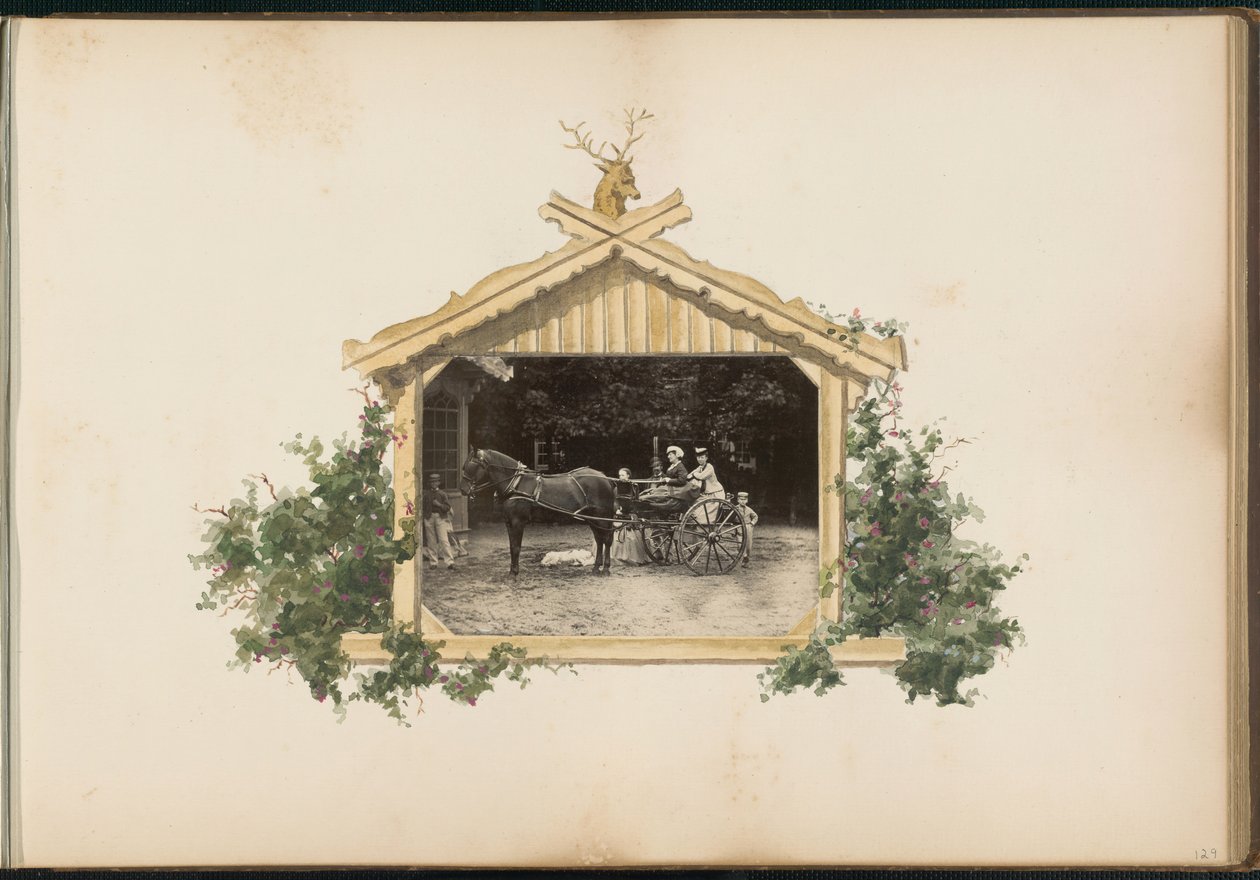 मैडम बी एल्बम, 1870 का दशक। द्वारा मेरी ब्लैंच हेनेले फोरनेयर