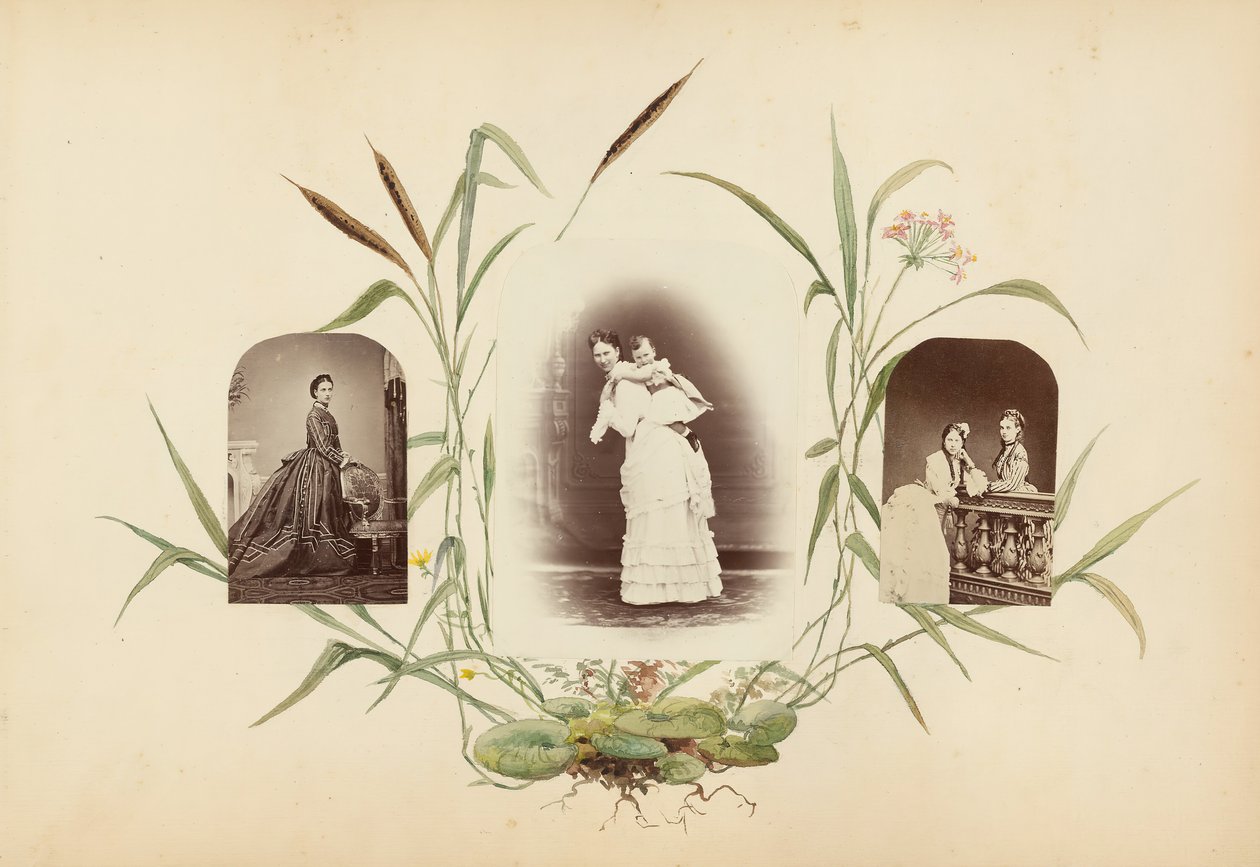 मैडम बी एल्बम, 1870 का दशक। द्वारा मेरी ब्लैंच हेनेले फोरनेयर