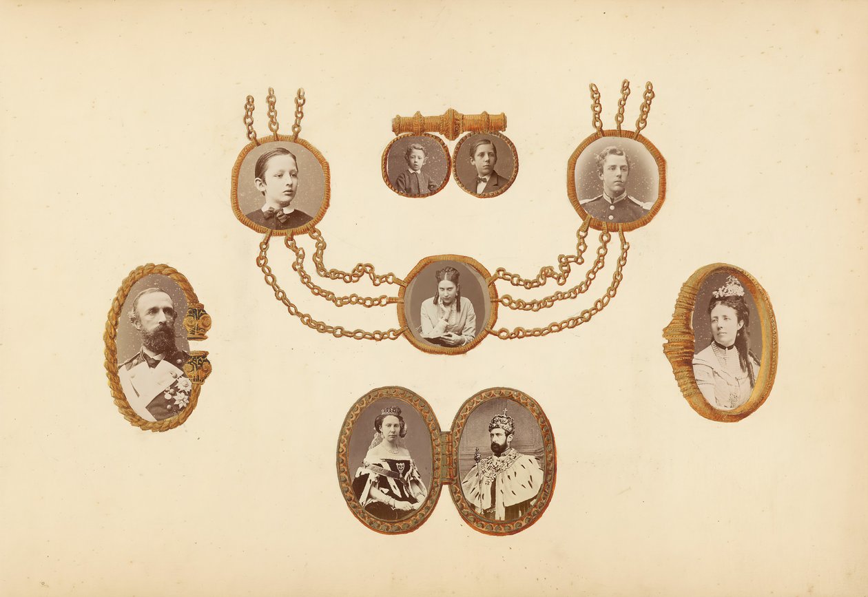मैडम बी एल्बम, 1870 का दशक। द्वारा मेरी ब्लैंच हेनेले फोरनेयर
