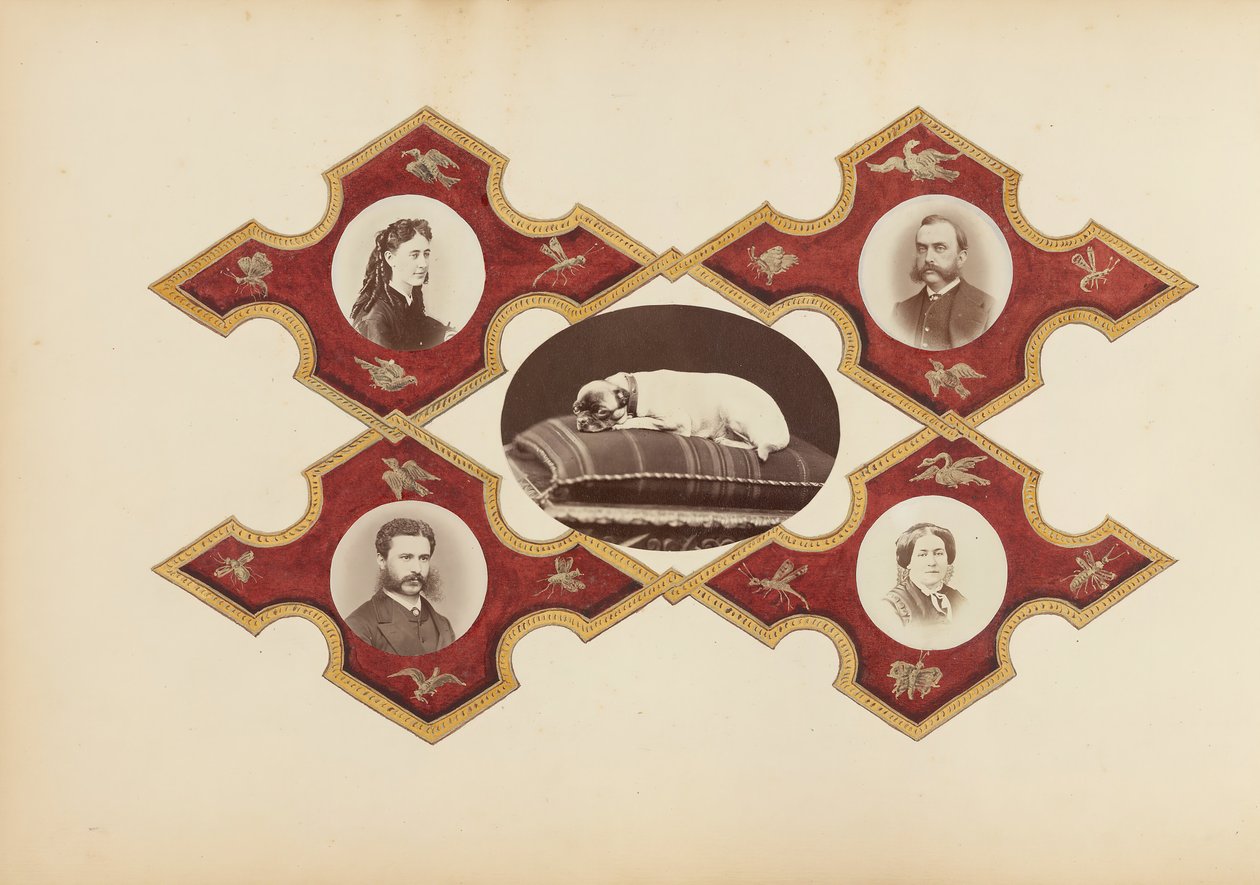 मैडम बी एल्बम, 1870 का दशक। द्वारा मेरी ब्लैंच हेनेले फोरनेयर