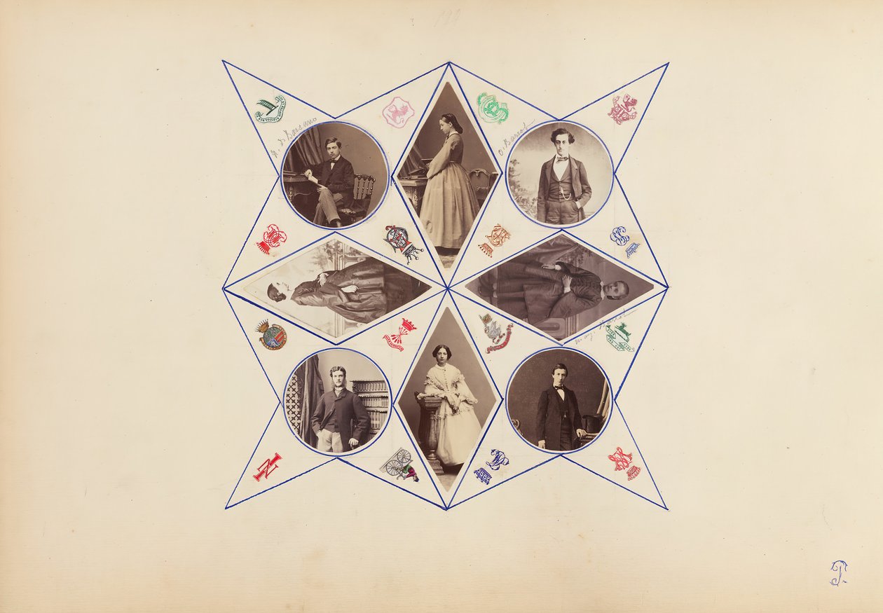 मैडम बी एल्बम, 1870 का दशक। द्वारा मेरी ब्लैंच हेनेले फोरनेयर