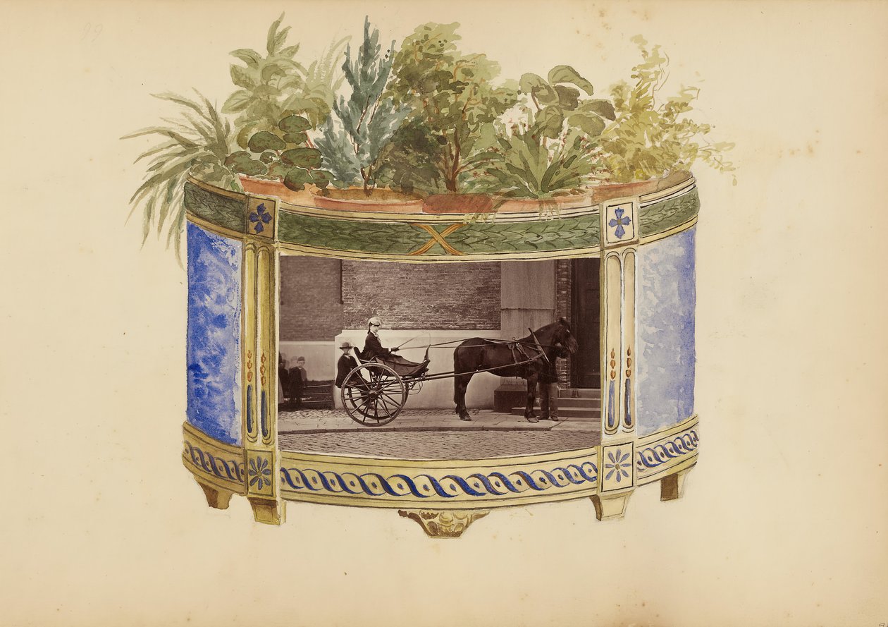 मैडम बी एल्बम, 1870 के दशक। द्वारा मेरी ब्लैंच हेनेले फोरनेयर