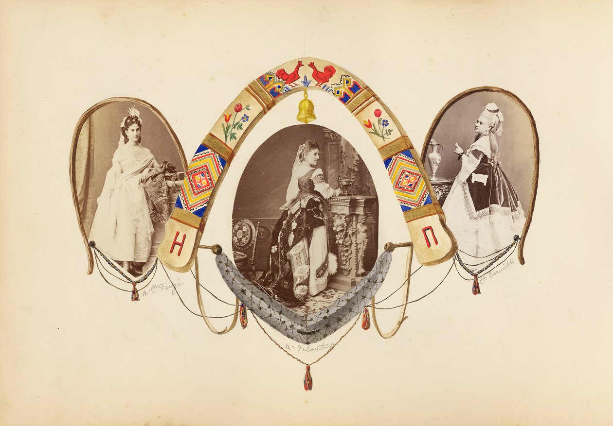 मैडम बी एल्बम, 1870 के दशक। द्वारा मेरी ब्लैंच हेनेले फोरनेयर