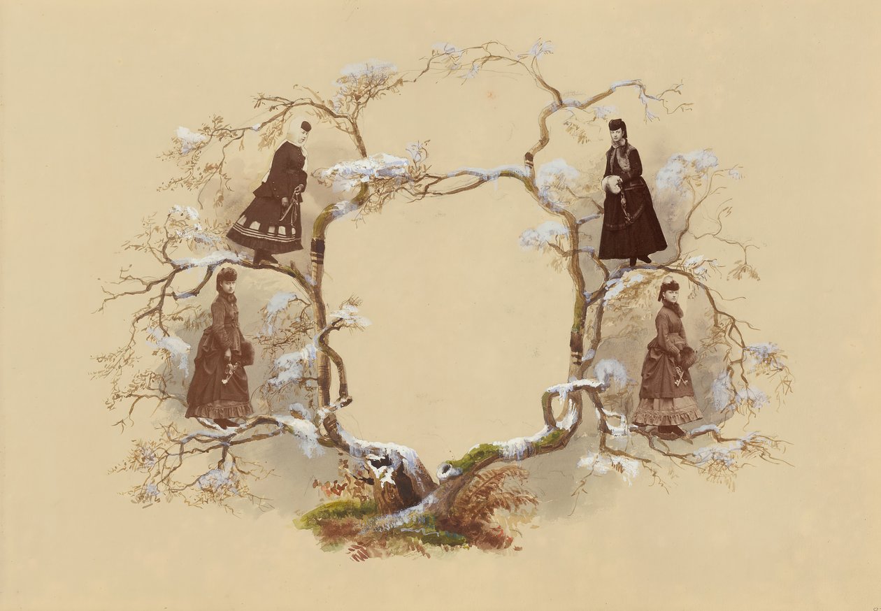 मैडम बी एल्बम, 1870 के दशक। द्वारा मेरी ब्लैंच हेनेले फोरनेयर