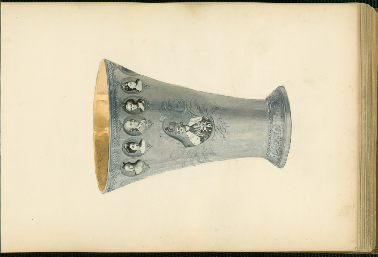 मैडम बी एल्बम, 1870 के दशक। द्वारा मेरी ब्लैंच हेनेले फोरनेयर