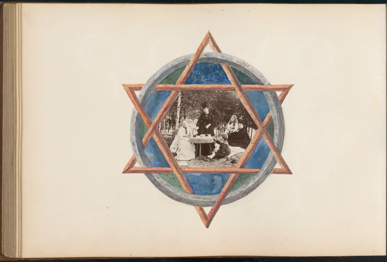 मैडम बी एल्बम, 1870 के दशक। द्वारा मेरी ब्लैंच हेनेले फोरनेयर