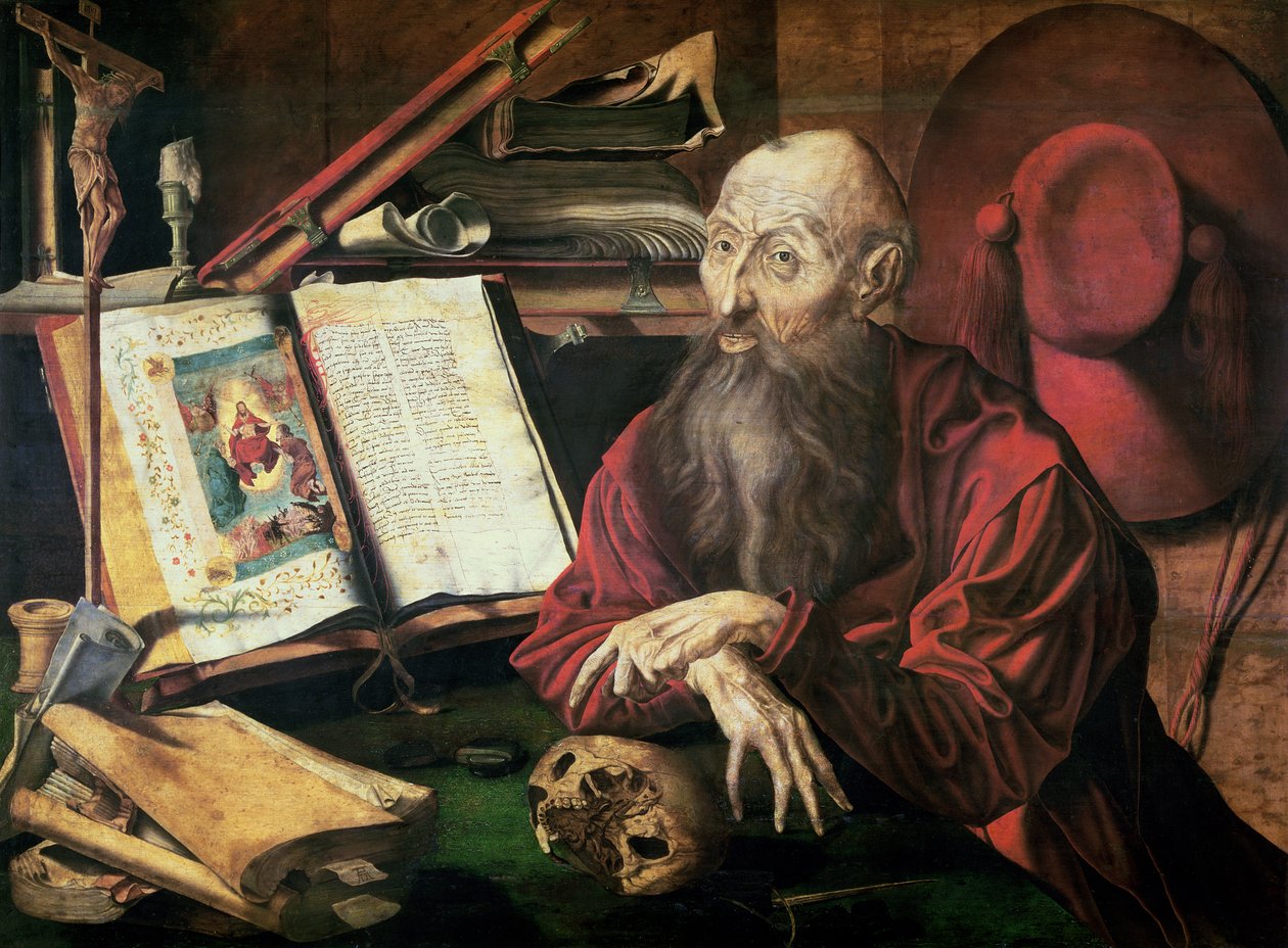 सेंट जेरोम, सी। 1540-50 द्वारा मारिनस वैन रोएजमर्सवेलन