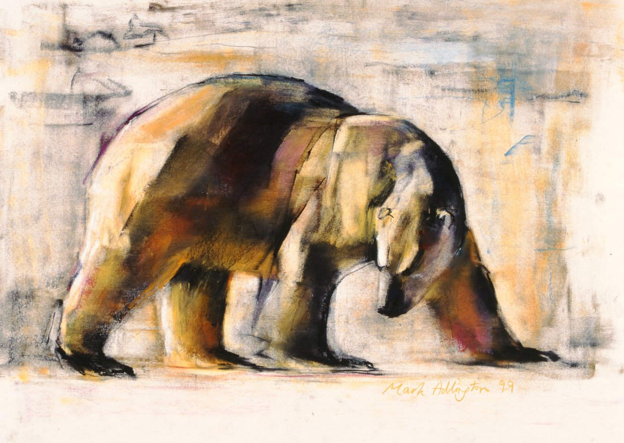 आर्कटिक, 1999 (कागज पर चारकोल पूर्ववत) द्वारा मार्क एडलिंगटन