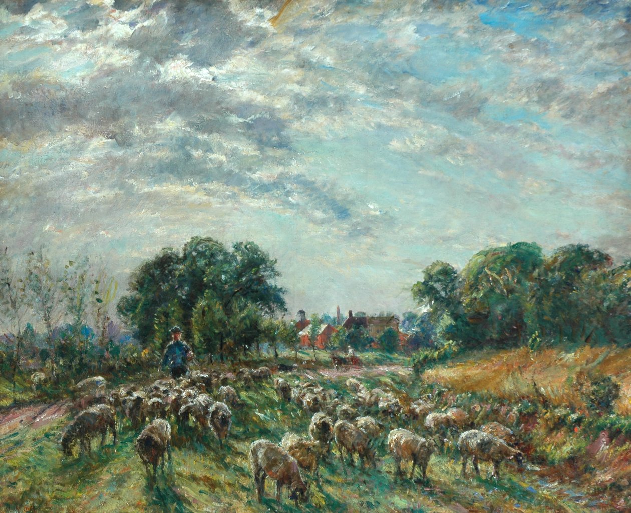 द रोड टू हैटफील्ड हीथ, c.1900 द्वारा मार्क फिशर