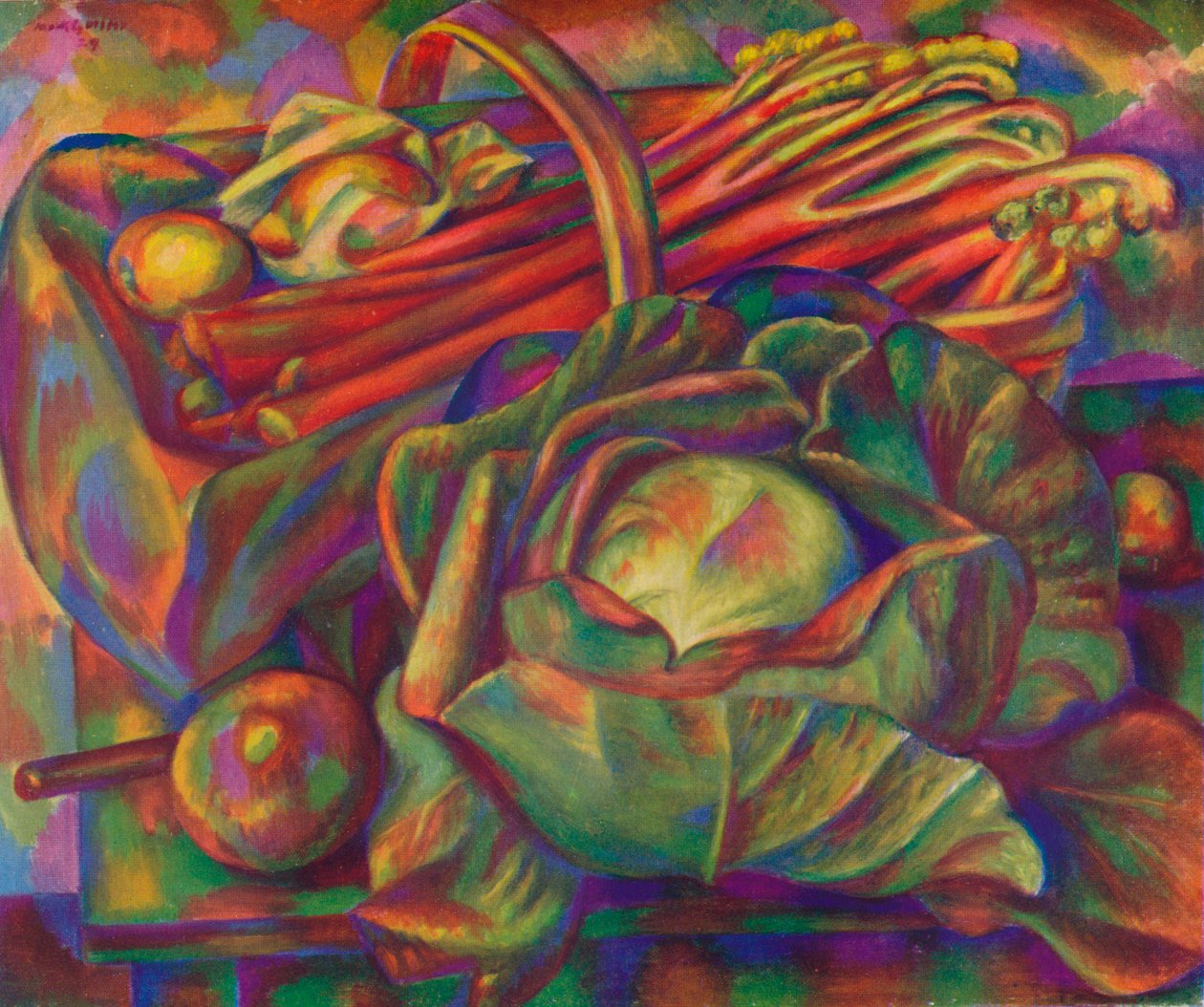 गोभी और Rhubarb Savoy ग्रीन, 1929 1930 द्वारा मार्क गर्टलर