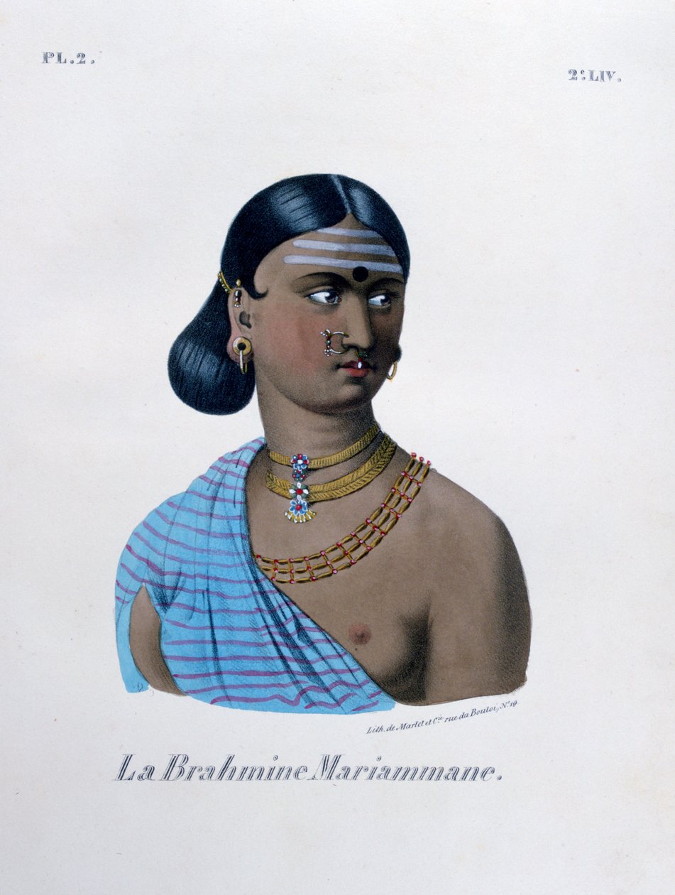 ब्राह्मण मरिअम्मन, 1828। द्वारा मारलेट एट सी