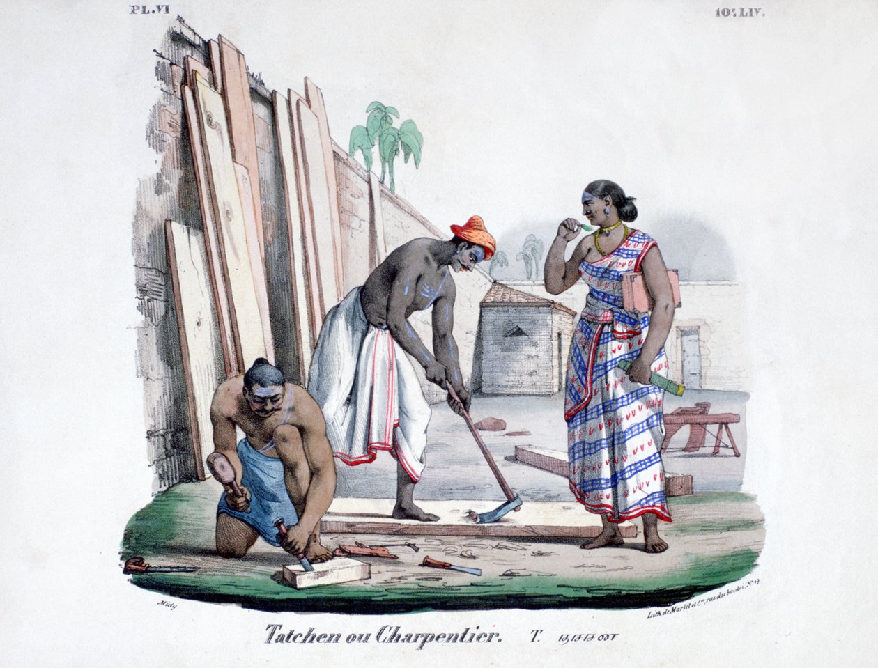 बढ़ई, 1828 द्वारा मारलेट एट सी