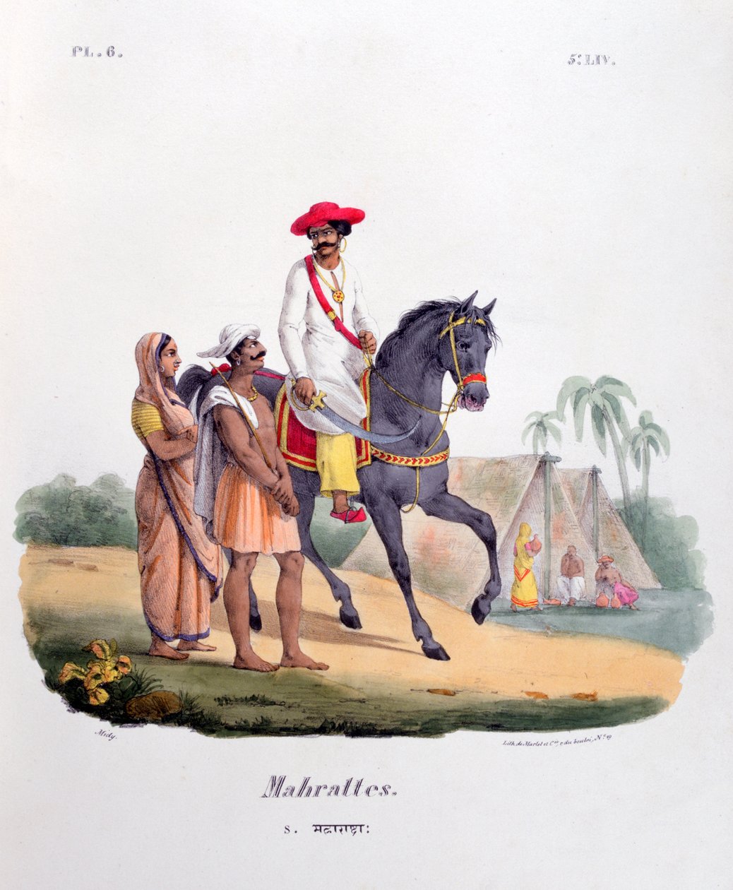 मराठा, 1828 द्वारा मारलेट एट सी