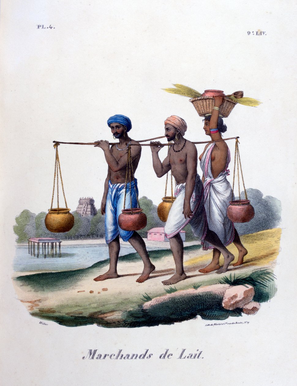 दूध व्यापारी, 1828 द्वारा मारलेट एट सी
