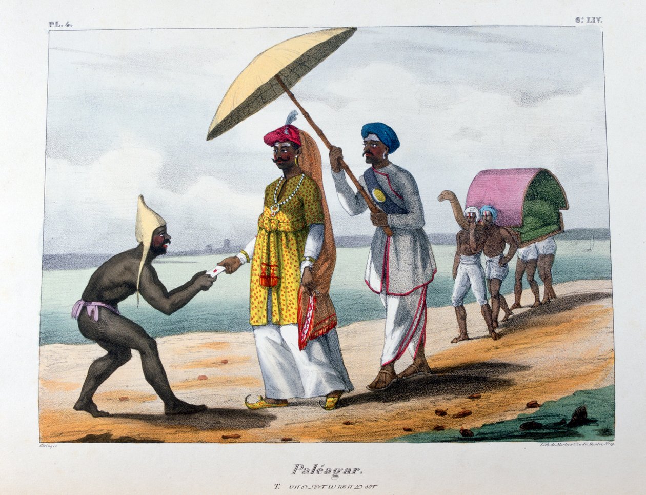 पलेगर, 1828 द्वारा मारलेट एट सी