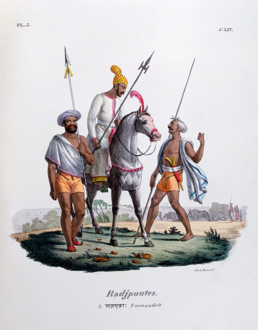 राजपूत, 1828 द्वारा मारलेट एट सी