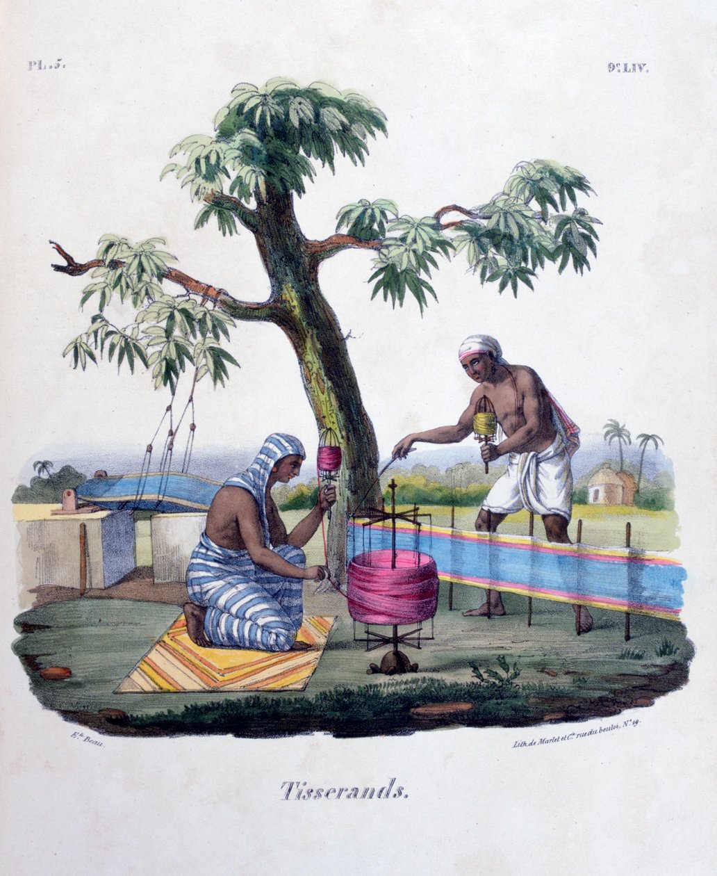बुनकर, 1828 द्वारा मारलेट एट सी