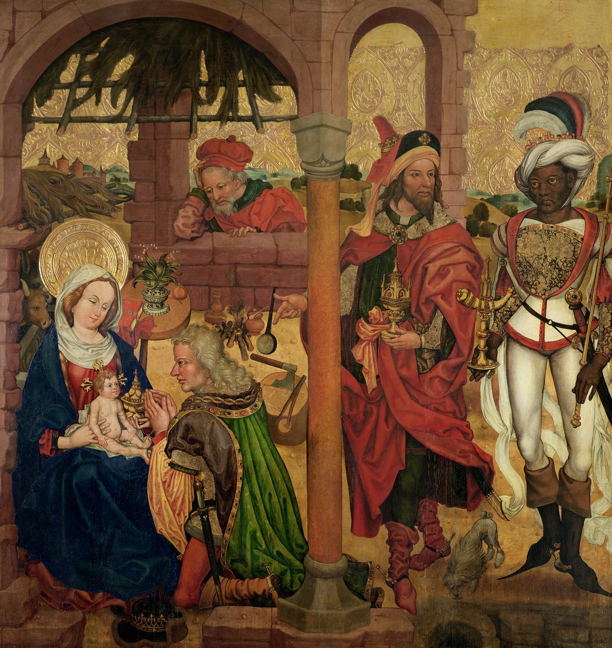 मागी का अनुगमन, c.1475 द्वारा मार्टिन शॉन्गॉउर