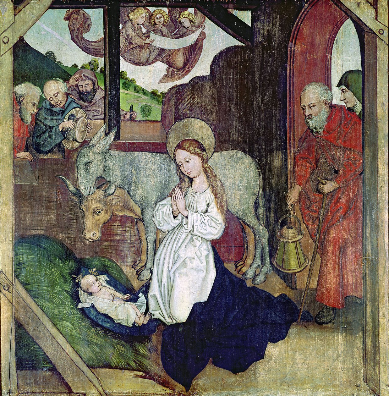 डोमिनिक के अल्टारपीस से नाट्य, c.1470-80 द्वारा मार्टिन शॉन्गॉउर