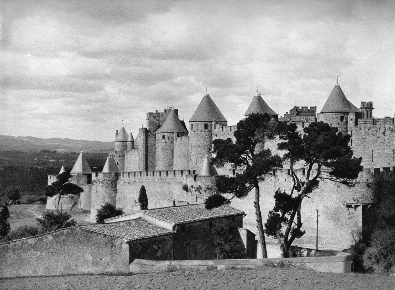 कारकासोन, फ्रांस, 1937 द्वारा मार्टिन हर्लिमैन