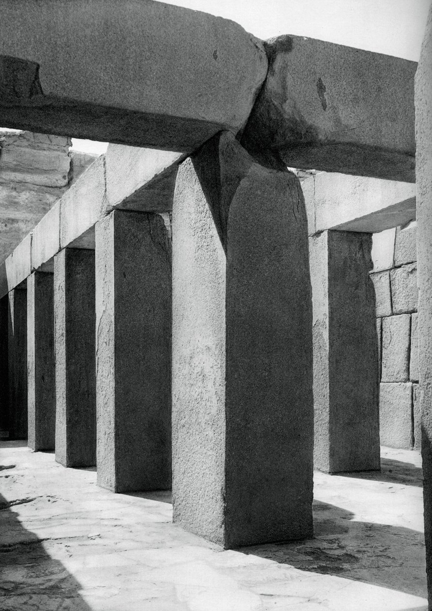 ग्रेनाइट मंदिर, गीज़ा, मिस्र, 1937 द्वारा मार्टिन हर्लिमैन