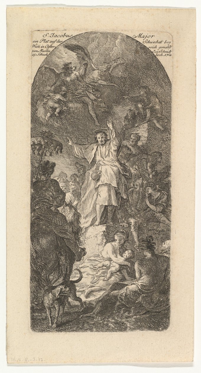 सेंट जेम्स ग्रेटर उपदेश, ca. 1764। द्वारा मार्टिन जोहान श्मिट