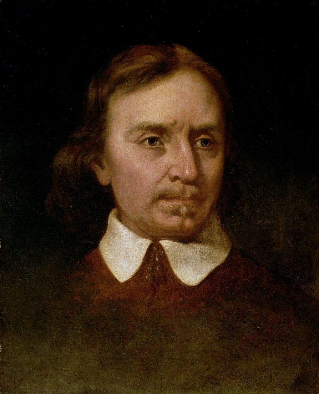 ओलिवर क्रॉमवेल का पोर्ट्रेट अध्ययन (1599-1658) द्वारा मार्टिन जॉनसन हेडे