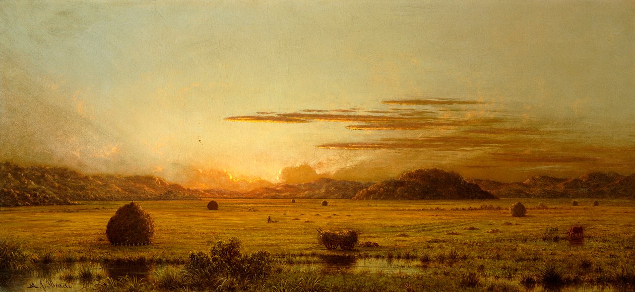 सनराइज, होबोकन मीडोज, c.1875-1885 द्वारा मार्टिन जॉनसन हेडे