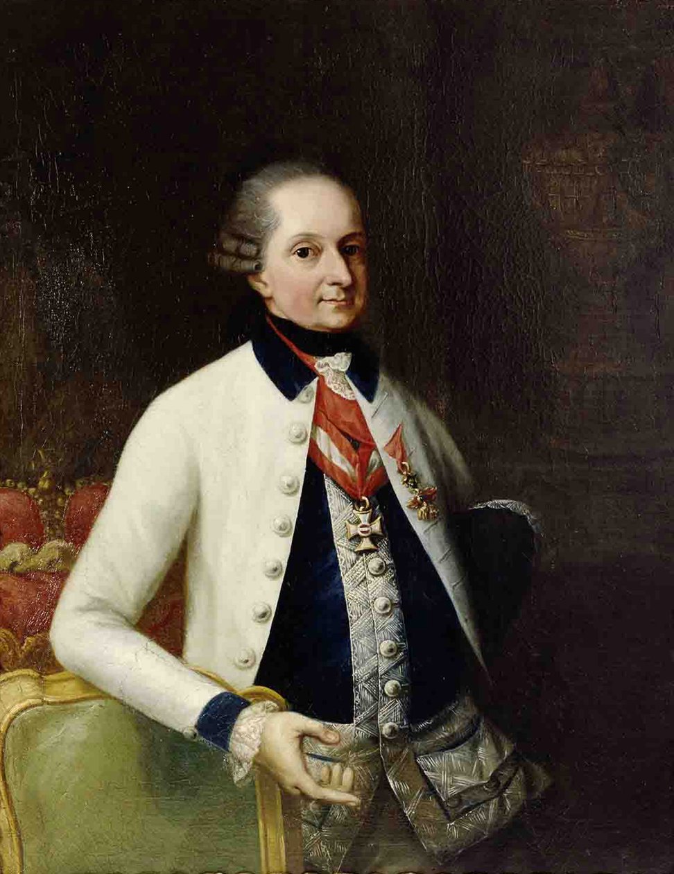 निकोलस I, प्रिंस एस्टेरज़ी 1714-1790 अपनी हंगरी इन्फैंट्री रेजिमेंट नंबर 33 की वर्दी में द्वारा मार्टिन नोलर