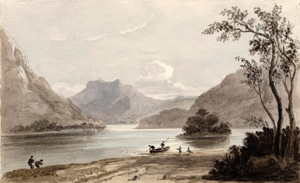 पाश Erne, 1826-27 (कागज पर पेंसिल और wc) द्वारा मैरी एलिजाबेथ मॉन्क